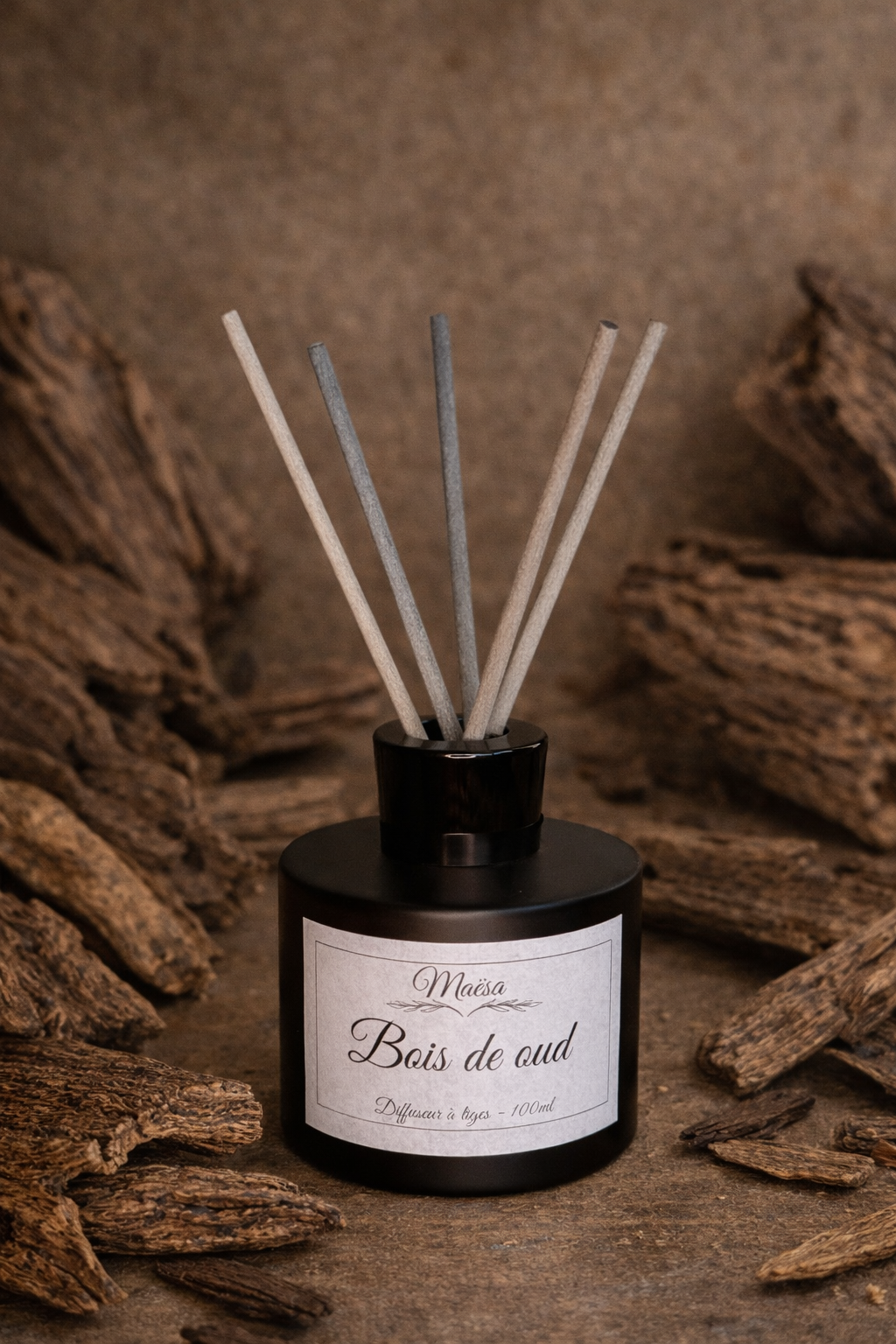 Diffuseur à tiges Bois de oud