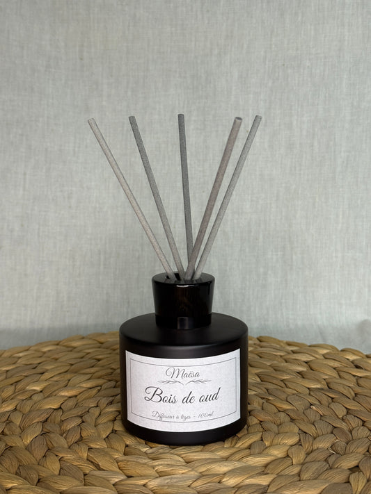 Diffuseur à tiges Bois de oud