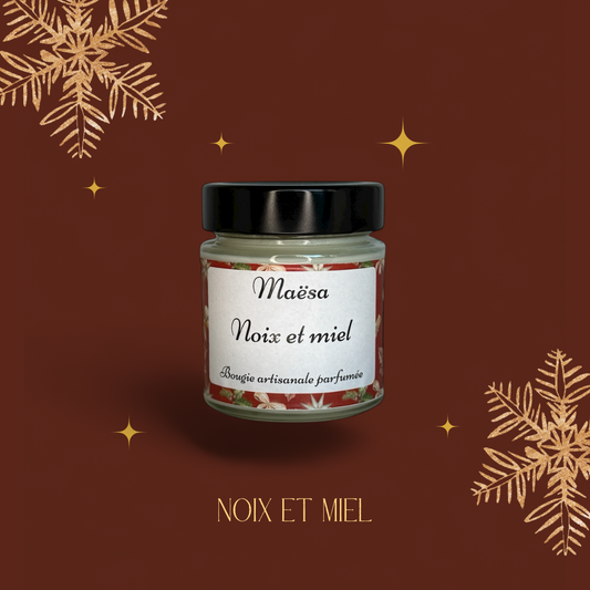 Bougie Noix et miel